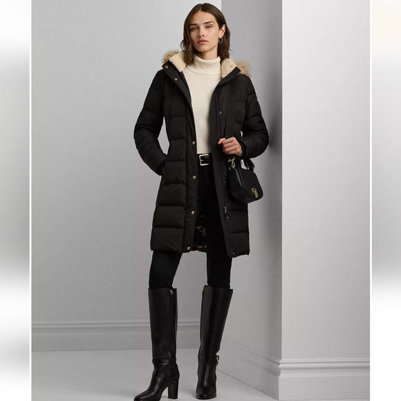 Ralph Lauren Winter Coat Size Medium Petite - Picture 1 of 9